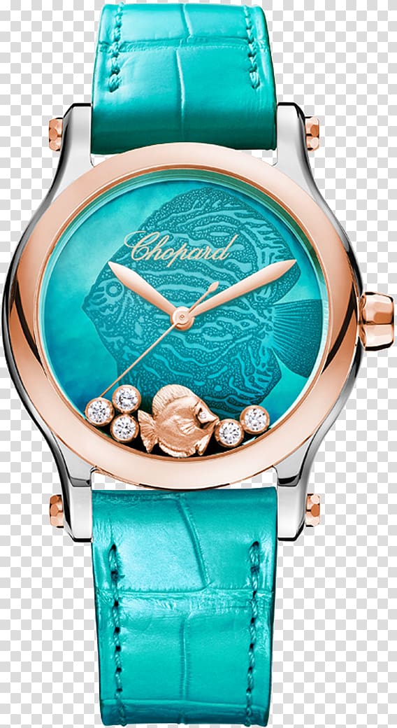 Earring Watch Chopard Gold Carat, watch transparent background PNG clipart