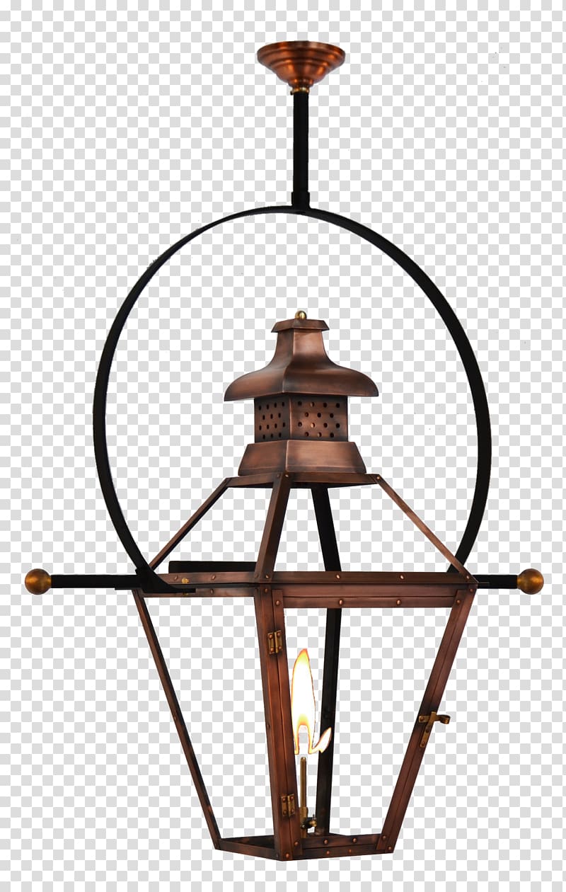 Gas lighting Coppersmith Lantern, light transparent background PNG clipart