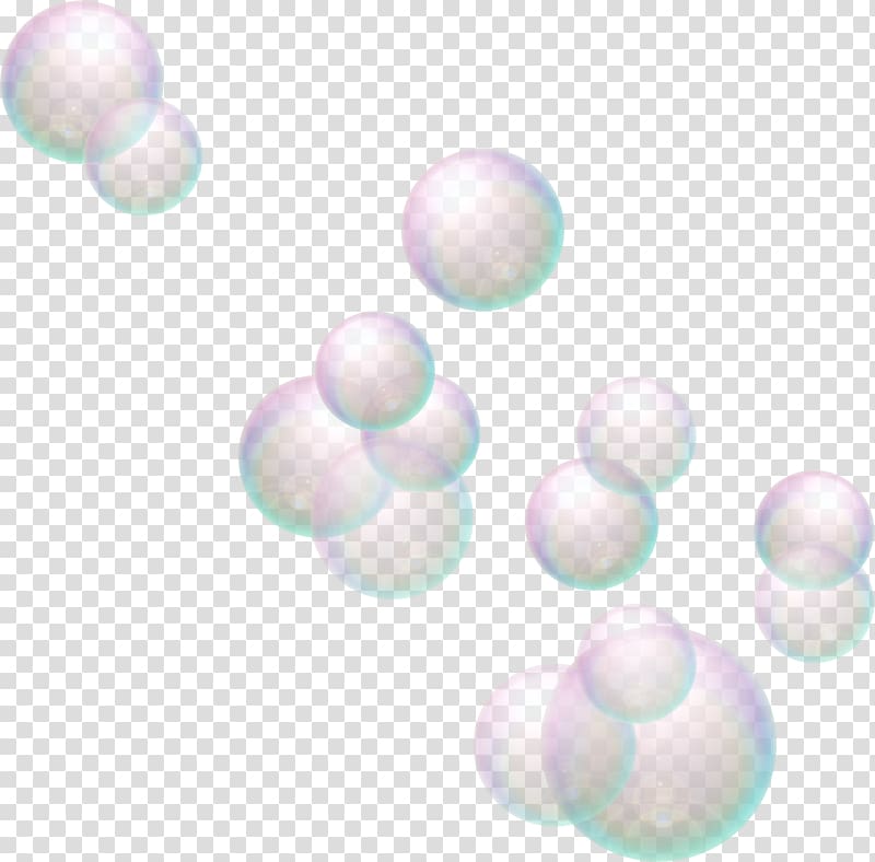 white bubble illustrations, Light , Floating bubbles transparent background PNG clipart