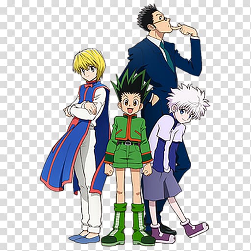 Kurapika,Leorio,Killua & Gon