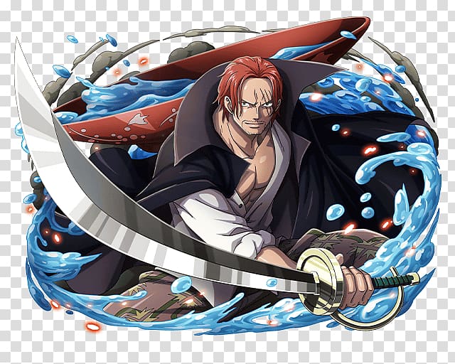 Shanks Monkey D. Luffy One Piece Treasure Cruise Dracule Mihawk Roronoa Zoro, one piece transparent background PNG clipart