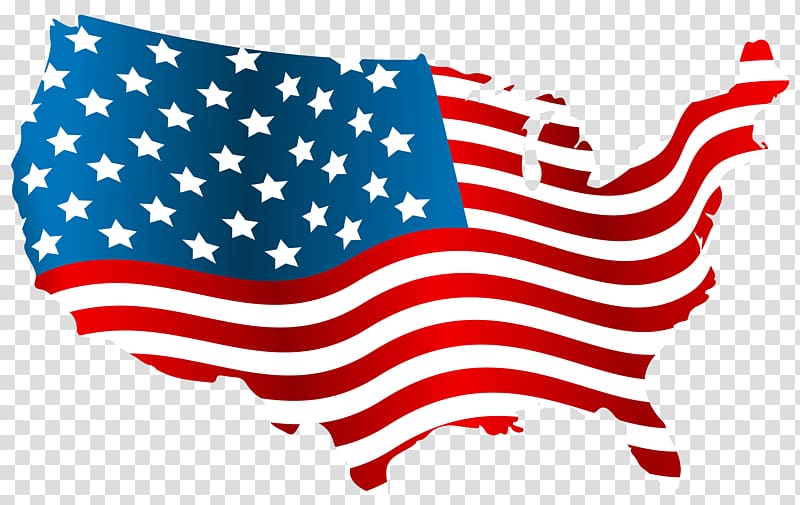 Flag of the United States , America transparent background PNG clipart