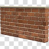 brown concrete bricks wall, Small Brick Wall transparent background PNG clipart
