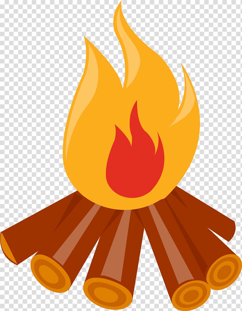 Camp fire transparent background PNG clipart