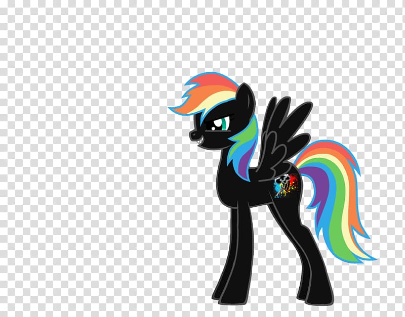 Pony Rainbow Dash Horse, fire evil transparent background PNG clipart