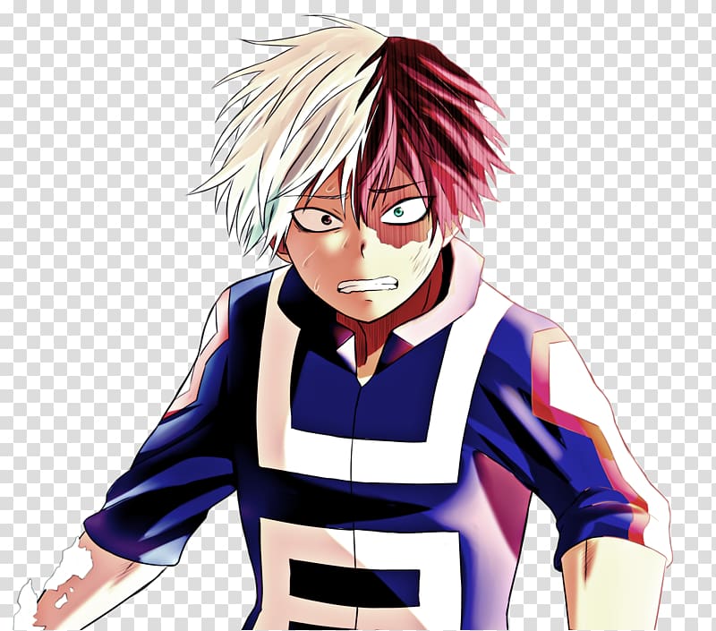 My Hero Academia Anime Manga Fan art The Boy Born With Everything, Todoroki transparent background PNG clipart