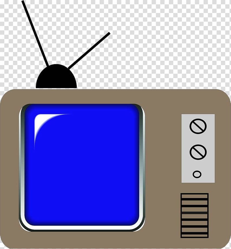 Television set Cartoon, Cartoon hand-painted TV screen transparent background PNG clipart