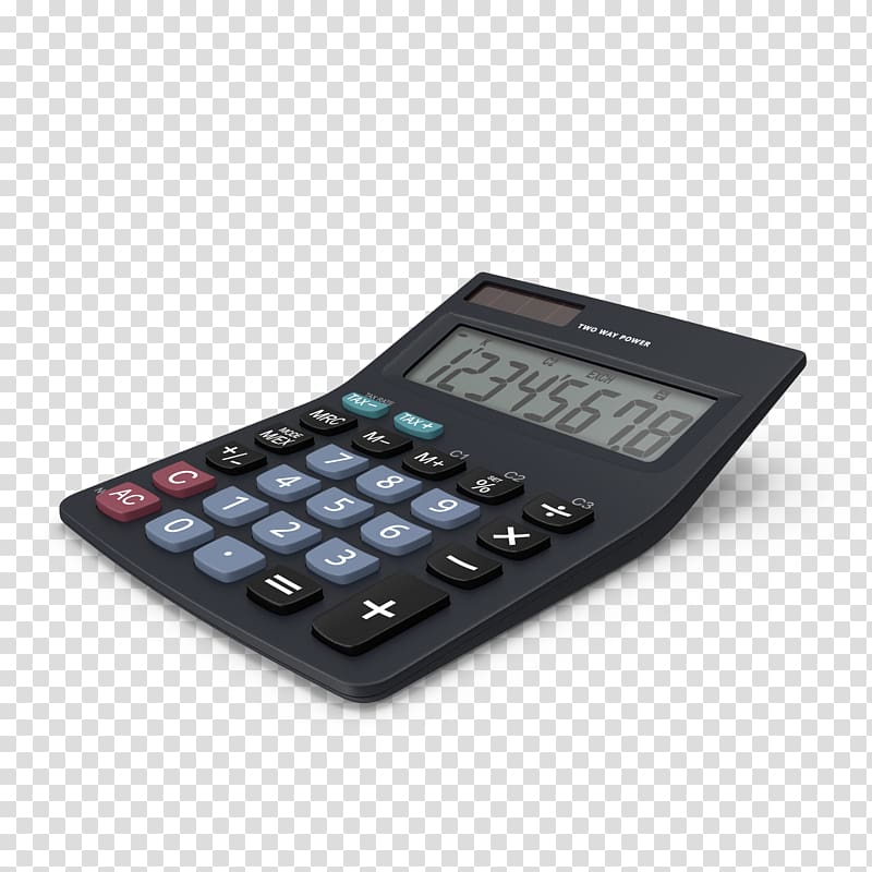 Calculator Electronics Digital data Adding machine, A calculator transparent background PNG clipart