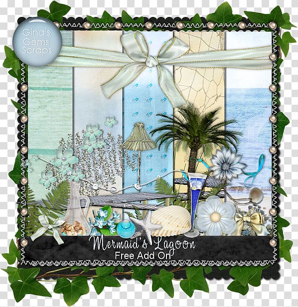 Window Frames, Mermaid Lagoon transparent background PNG clipart