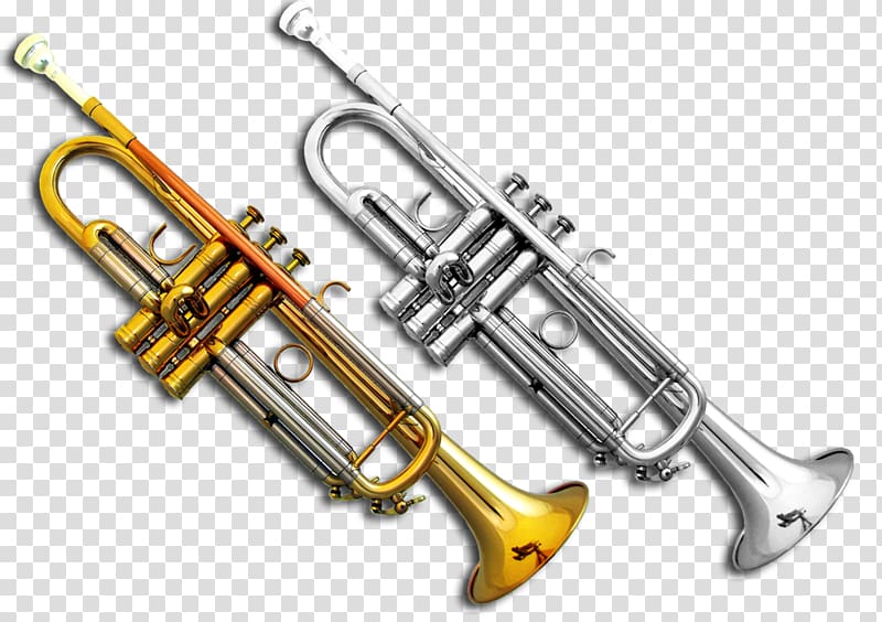 Cornet Trumpet Boquilla Wind instrument Brass Instruments, Trumpet transparent background PNG clipart