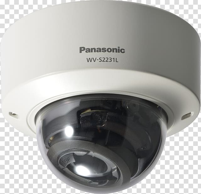 High Efficiency Video Coding Panasonic WV-S2211L Indoor Dome IP camera 720p, Business Solution transparent background PNG clipart