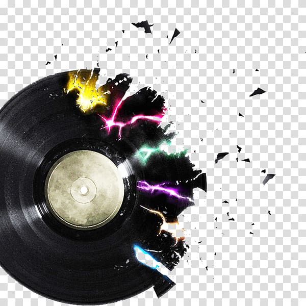 Phonograph record Disc jockey DJ mix Mixtape Music, Dj Danny M transparent background PNG clipart