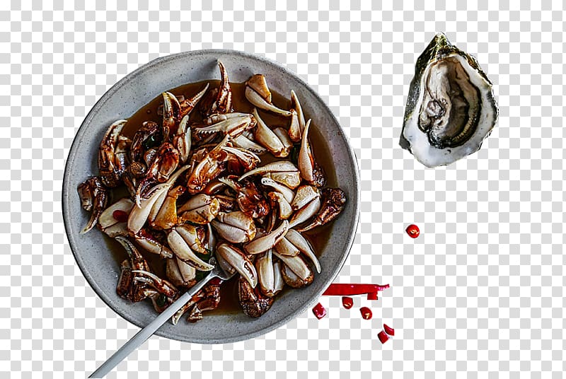Chilli crab Seafood, Chili fried crab claws transparent background PNG clipart
