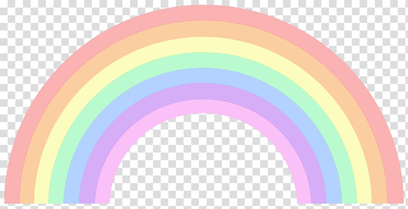 rainbow illustration, Pastel Rainbow , Color Rainbow transparent background PNG clipart