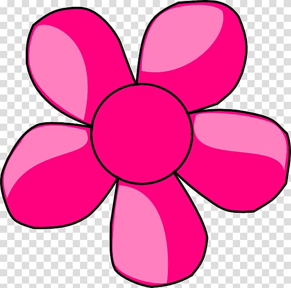 Blue flower , Pink Daisy transparent background PNG clipart
