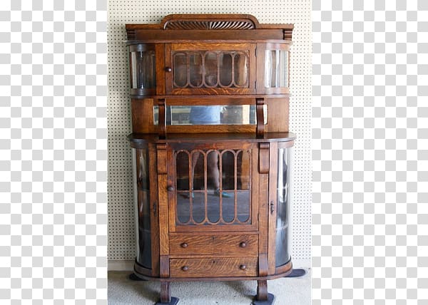 Chiffonier Cupboard Shelf Antique Hardwood, China Cabinet transparent background PNG clipart