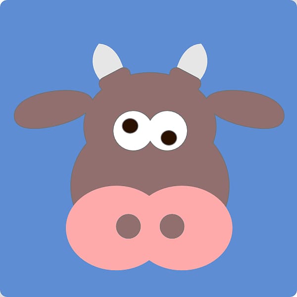 Cattle Cartoon Bull , Cartoon Cow Face transparent background PNG clipart