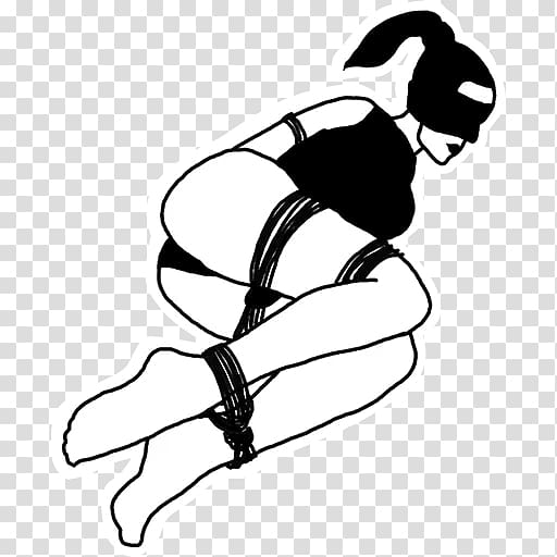 /m/02csf Line art Drawing Silhouette, bondage transparent background PNG clipart