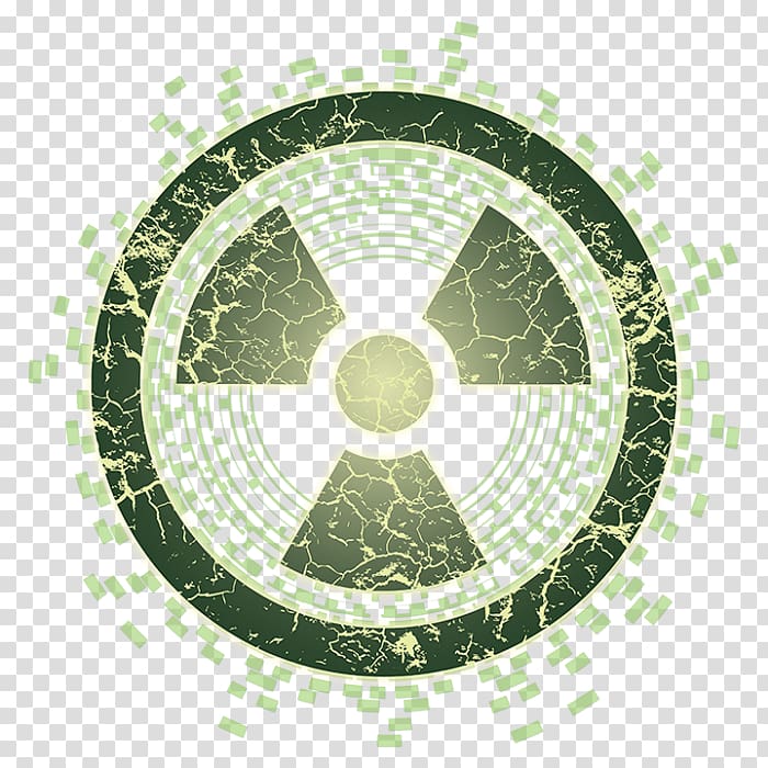 Radiation Radioactive decay Symbol Gamma ray Hulk, symbol transparent background PNG clipart