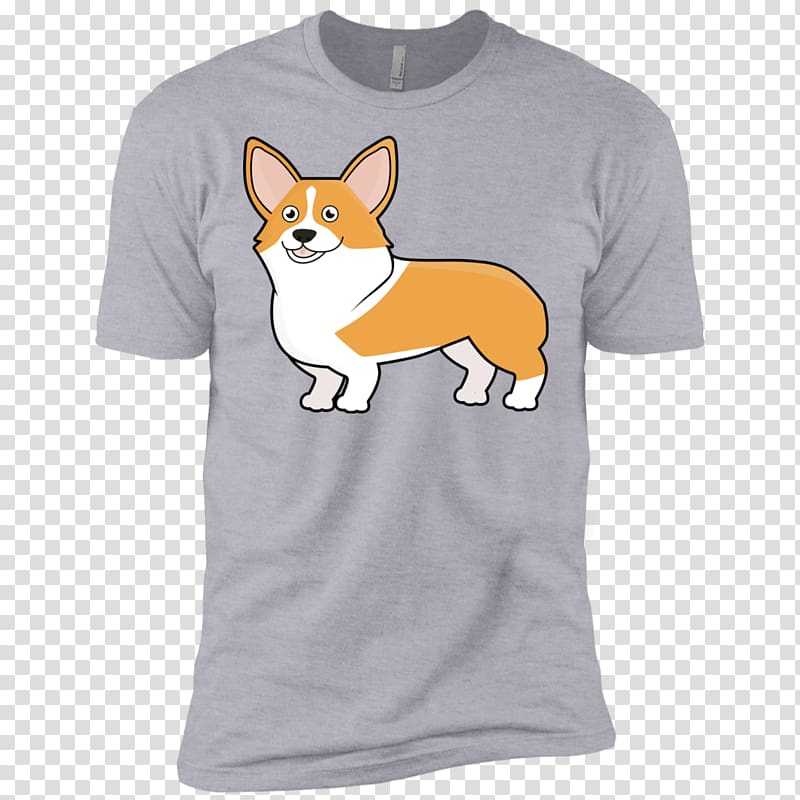 T-shirt Hoodie Sleeve Clothing, Pembroke Welsh Corgi transparent background PNG clipart