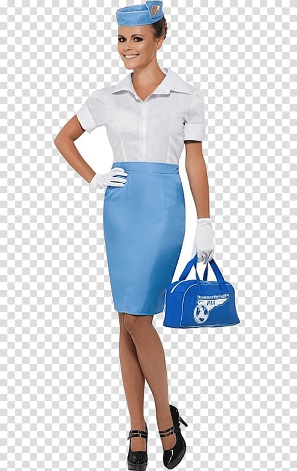 Flight attendant Costume party Pan Am Flight 73, dress transparent background PNG clipart