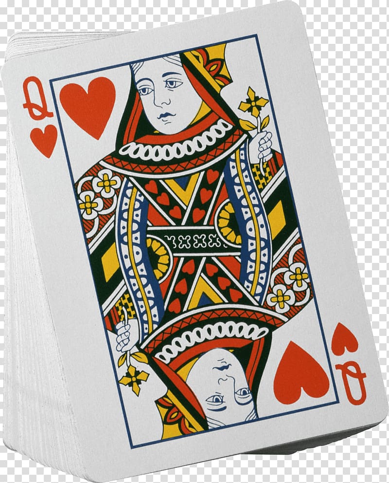 Queen of Hearts Playing card , cards transparent background PNG clipart