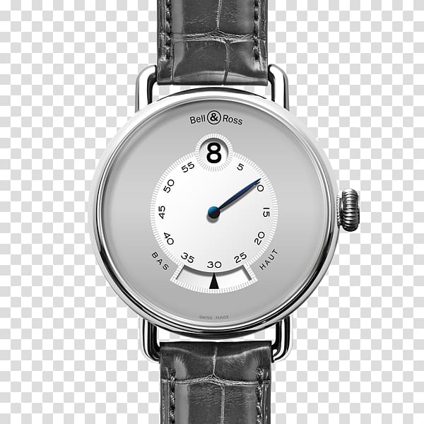 Automatic watch Bell & Ross Watch strap Platinum, watch transparent background PNG clipart