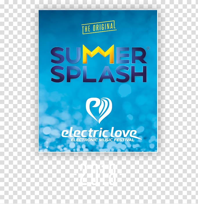Electric Love Festival Brand Logo Font, summer splash transparent background PNG clipart