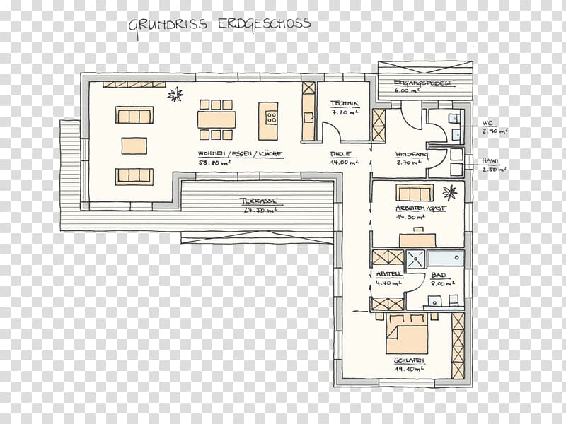 Floor plan Plane Single-family detached home Apartment Surface habitable, Plane transparent background PNG clipart