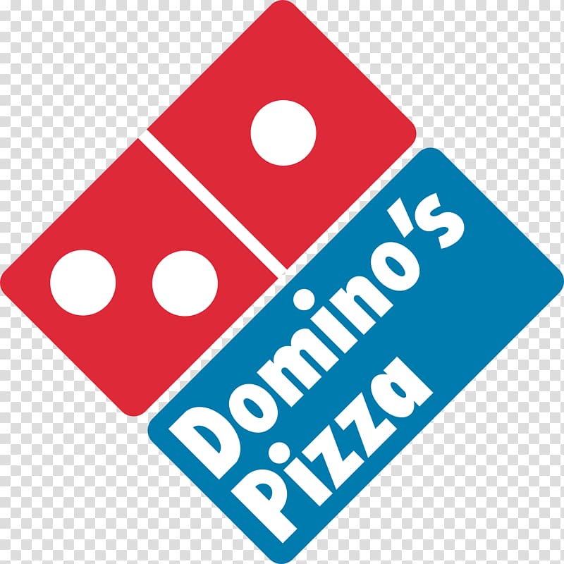 Dominos Pizza Take-out Restaurant Logo, Pizza Logo transparent background PNG clipart
