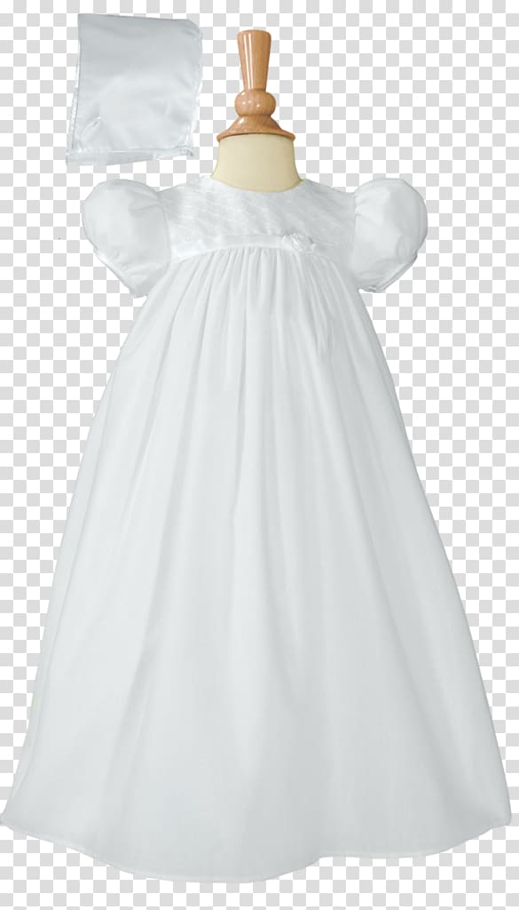 Wedding dress Gown Slip Baptismal clothing, Baby Girl baptism transparent background PNG clipart