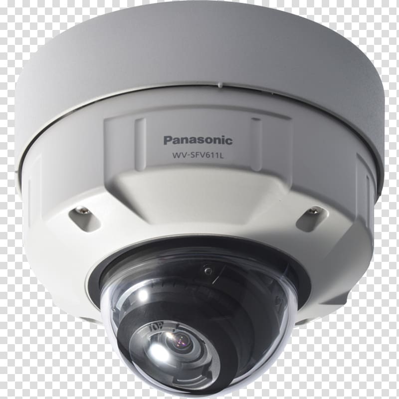 Panasonic WV-SFV611L 720p Outdoor Vandal Dome Camera IP camera 1080p, Camera transparent background PNG clipart