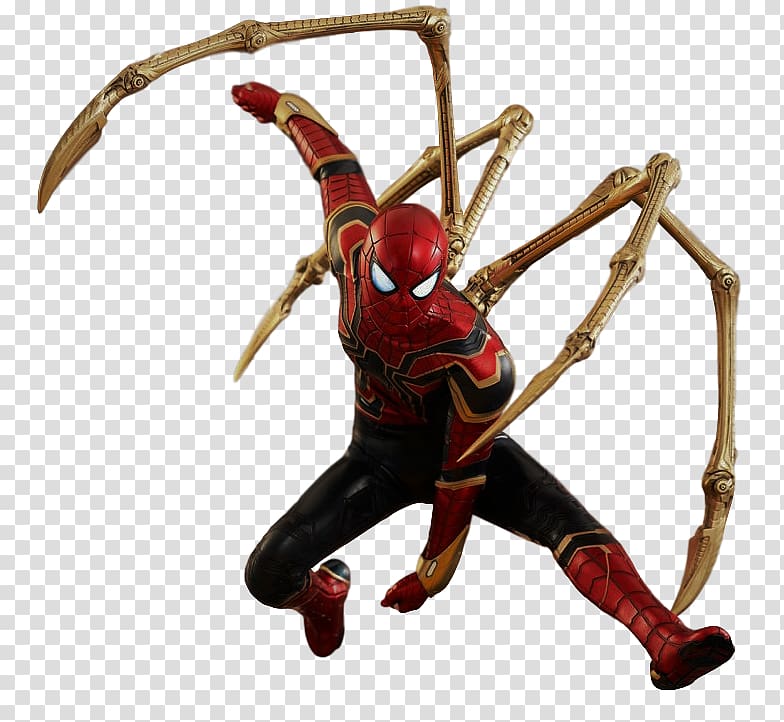 Spider-Man Iron Man Venom Iron Spider Marvel Cinematic Universe, Guerra Infinita transparent background PNG clipart