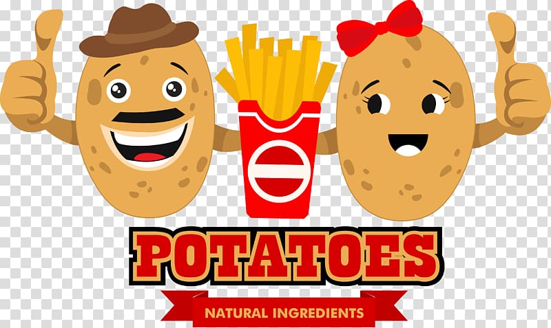French fries Potato chip Cartoon, Cartoon potato chips transparent background PNG clipart