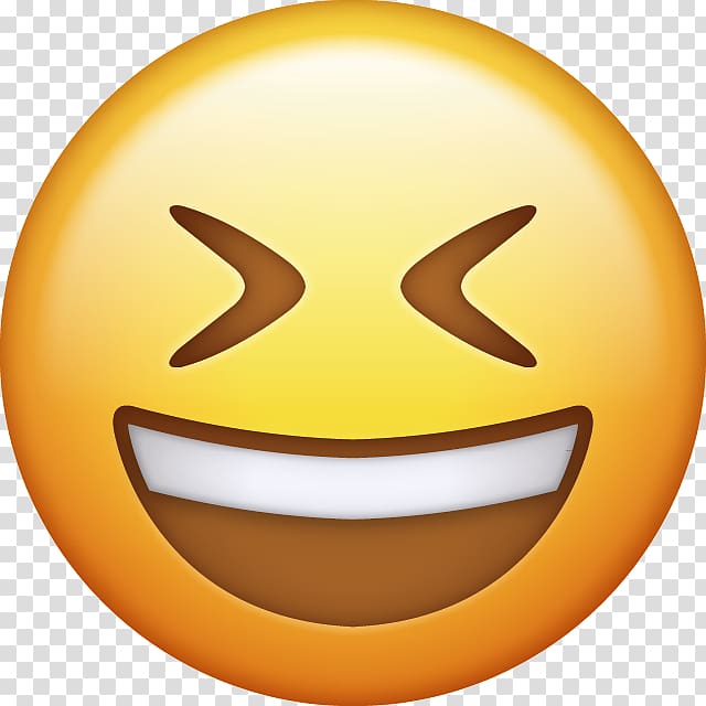 happy emoji, Emoji Smiley Happiness Emoticon Smirk, laugh transparent background PNG clipart