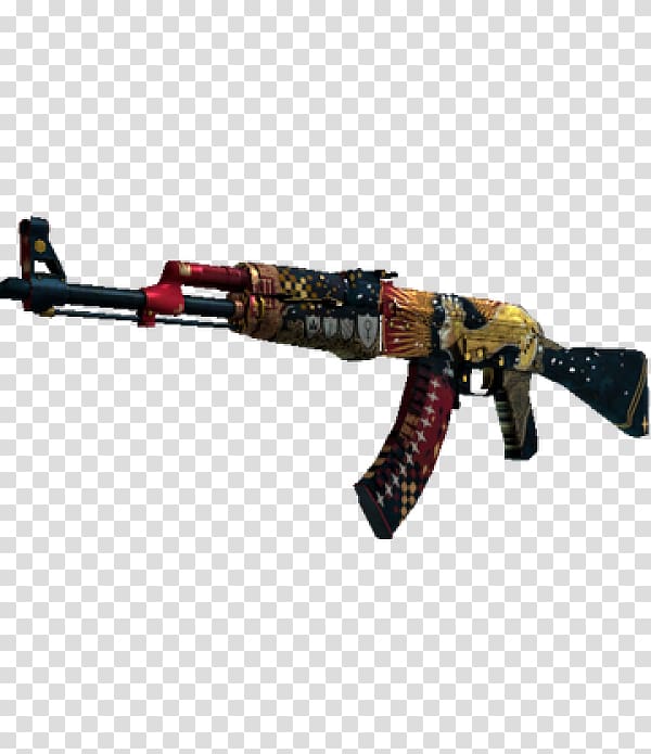 Counter-Strike: Global Offensive AK-47 Rifle M4 carbine Karambit, ak 47 transparent background PNG clipart
