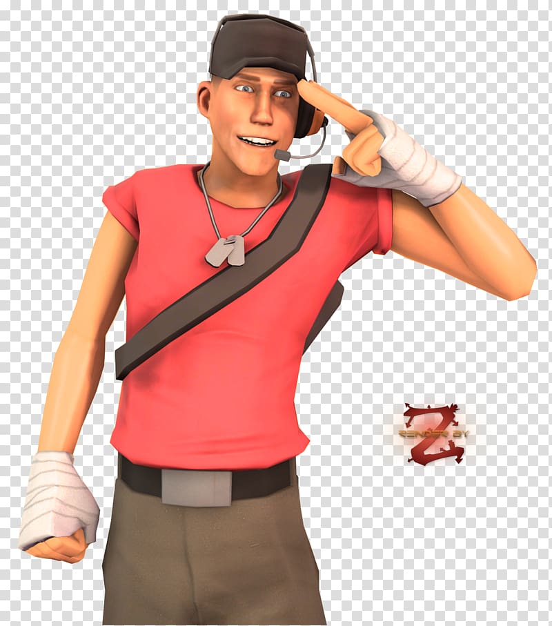 Team Fortress 2 Minecraft Video game YouTube, scout transparent background PNG clipart