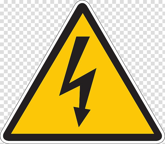 Hazard Risk Electricity Sign Safety, caution stripes transparent background PNG clipart