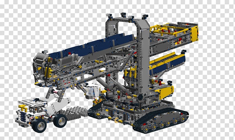 Toy Lego Digital Designer Lego Technic Bucket-wheel excavator, excavator transparent background PNG clipart