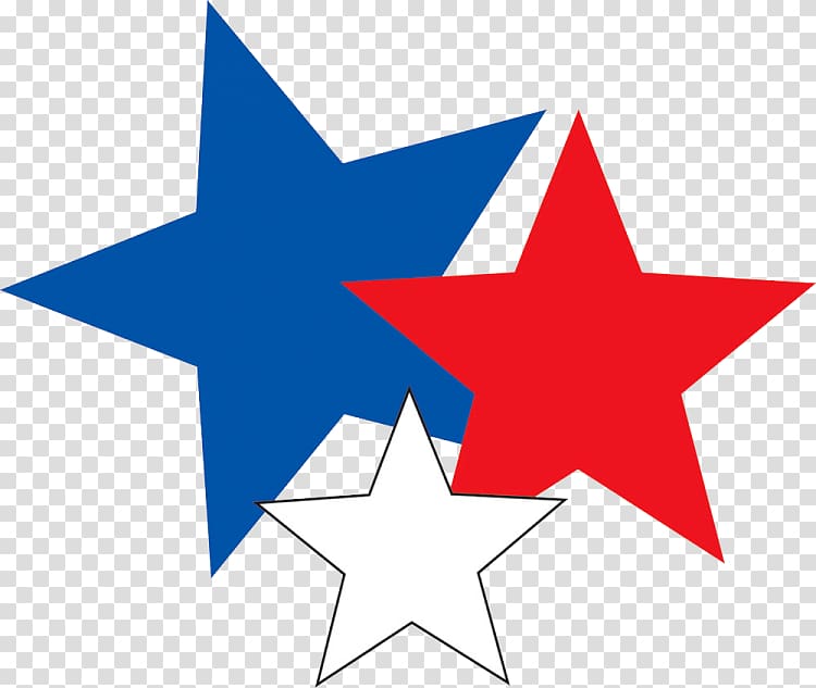 Red Star , blue star transparent background PNG clipart