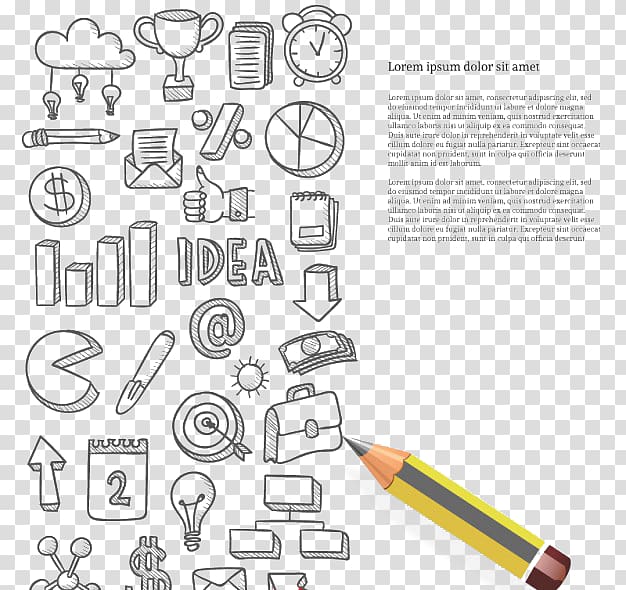 Drawing Pencil Icon, Pencil and painted transparent background PNG clipart