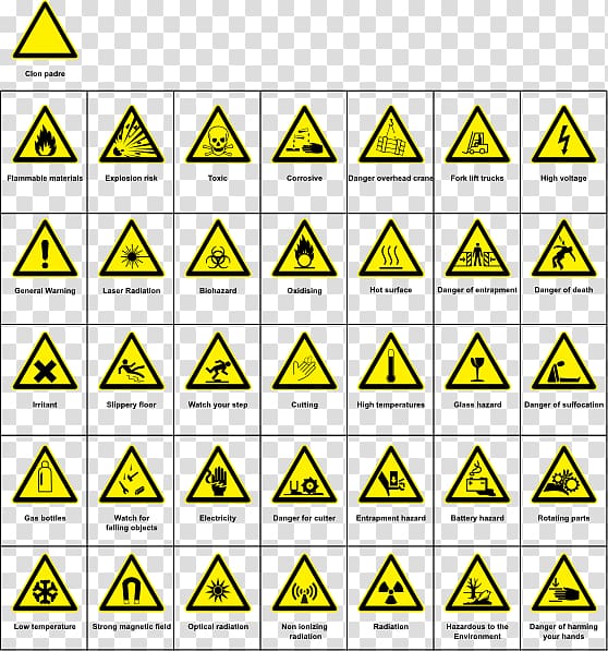 Hazard symbol Warning sign Biological hazard , Hazardous transparent background PNG clipart