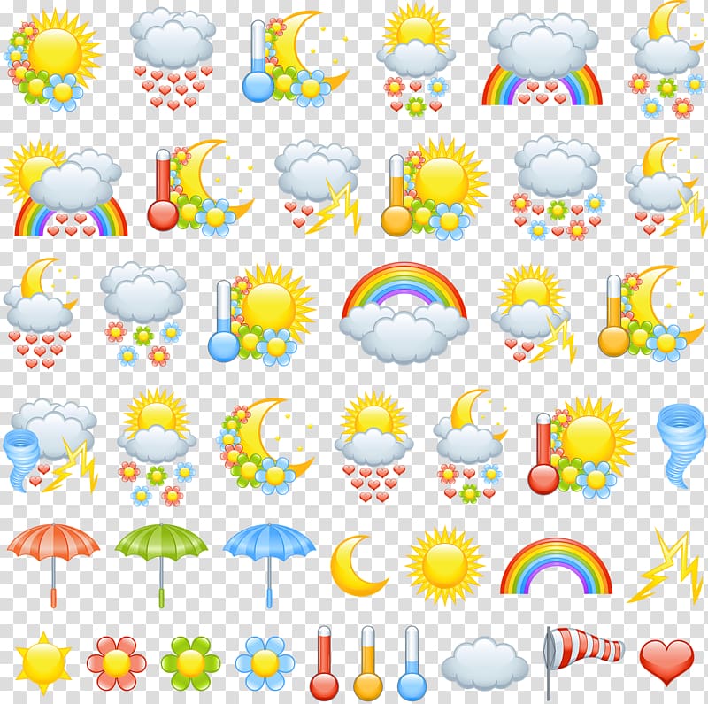 Weather Icon, Weather icon transparent background PNG clipart