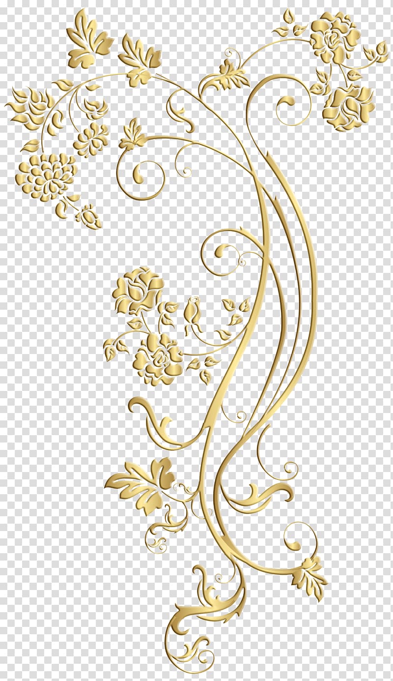 Borders and Frames Art , european style decorative painting flowers transparent background PNG clipart