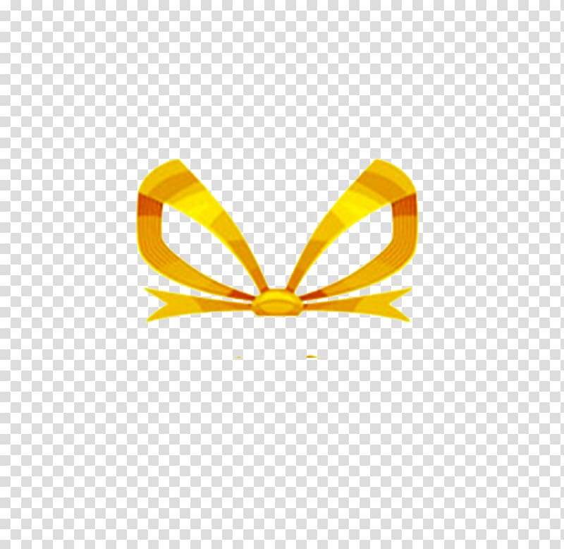 Product golden butterfly knot transparent background PNG clipart