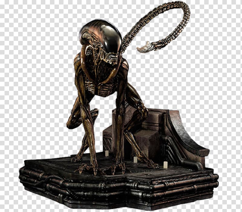 Alien vs. Predator Alien vs. Predator Statue Film, lego statues dogs transparent background PNG clipart