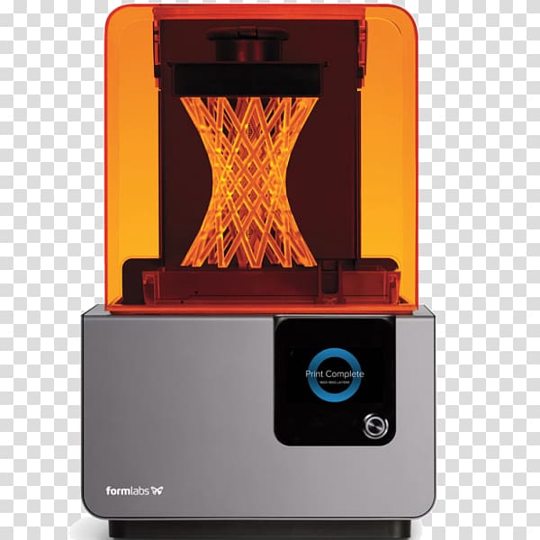 Formlabs Stereolithography 3D printing Printer, printer transparent background PNG clipart