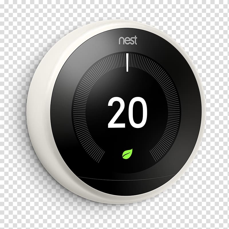 Nest Learning Thermostat, 3rd generation Nest Labs Smart thermostat, smart home transparent background PNG clipart
