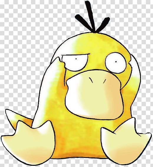 Pokémon Red and Blue Psyduck Pikachu Art, others transparent background PNG clipart