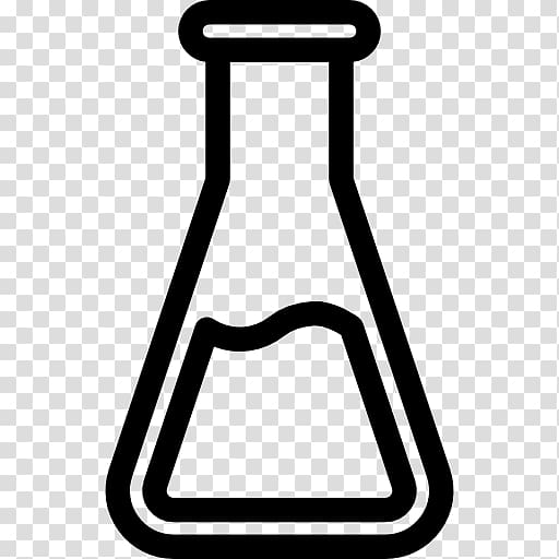 Erlenmeyer flask Laboratory Flasks Chemistry Beaker, Conical transparent background PNG clipart